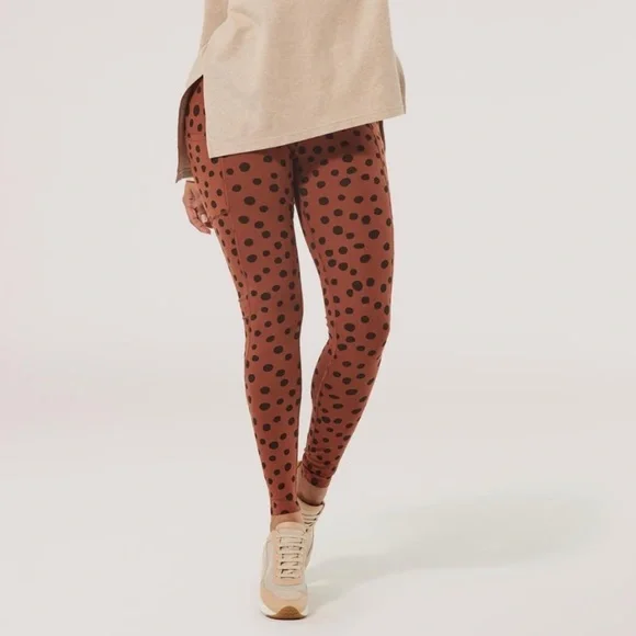 Pact Dark Brown Polka Dot Leggings - Picture 5 of 5